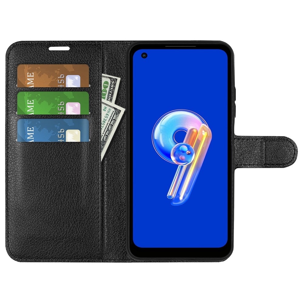 Funda cartera Asus Zenfone 9 Negro