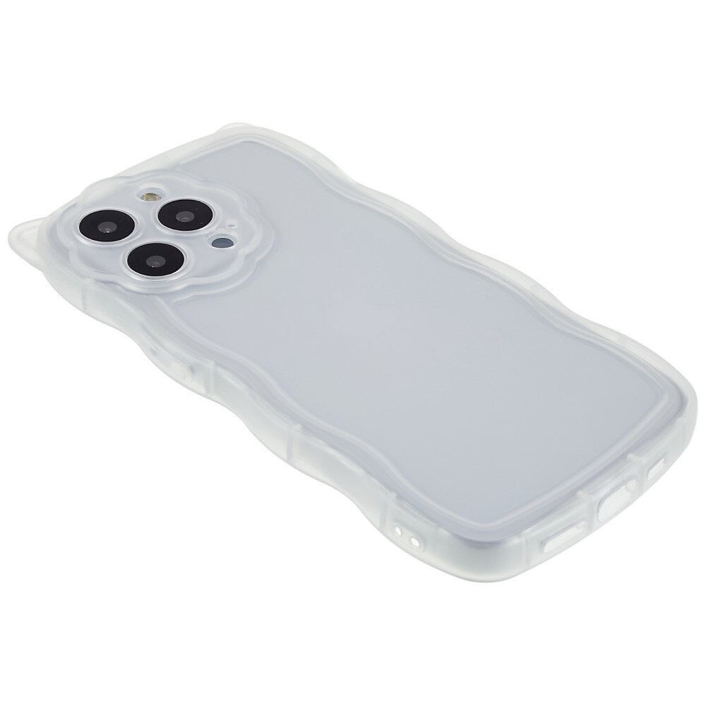 Funda Wavy Edge Gato iPhone 13 Pro transparente