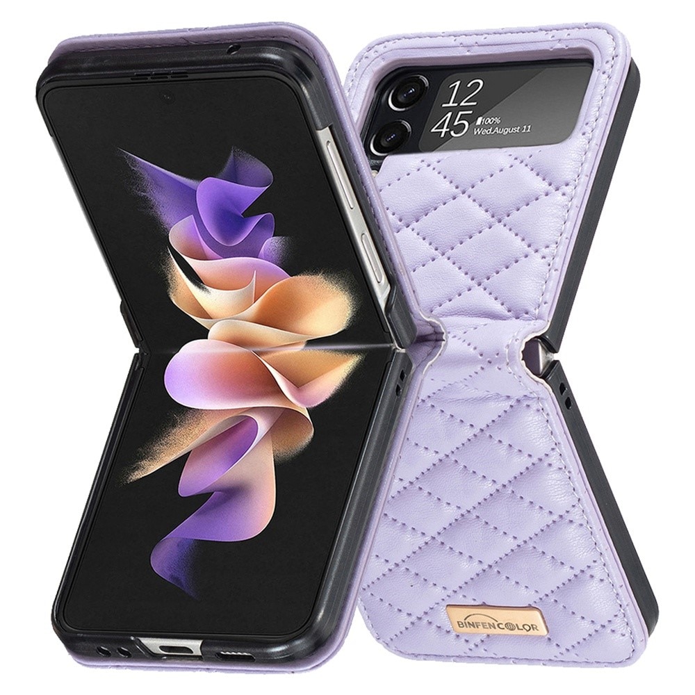 Funda acolchado Samsung Galaxy Z Flip 4 Violeta