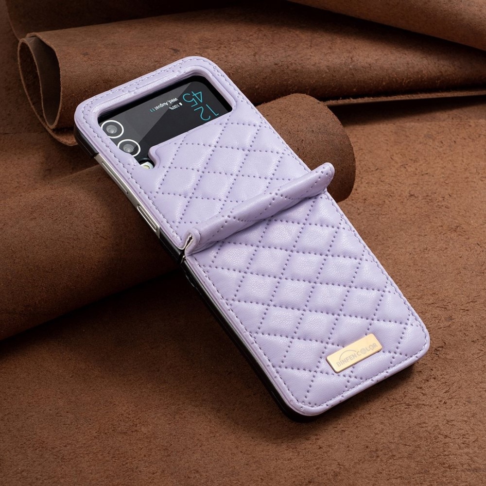 Funda acolchado Samsung Galaxy Z Flip 4 Violeta