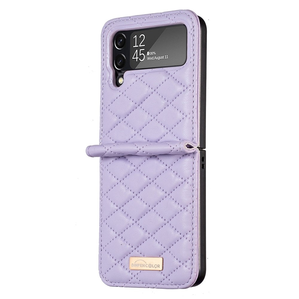 Funda acolchado Samsung Galaxy Z Flip 4 Violeta