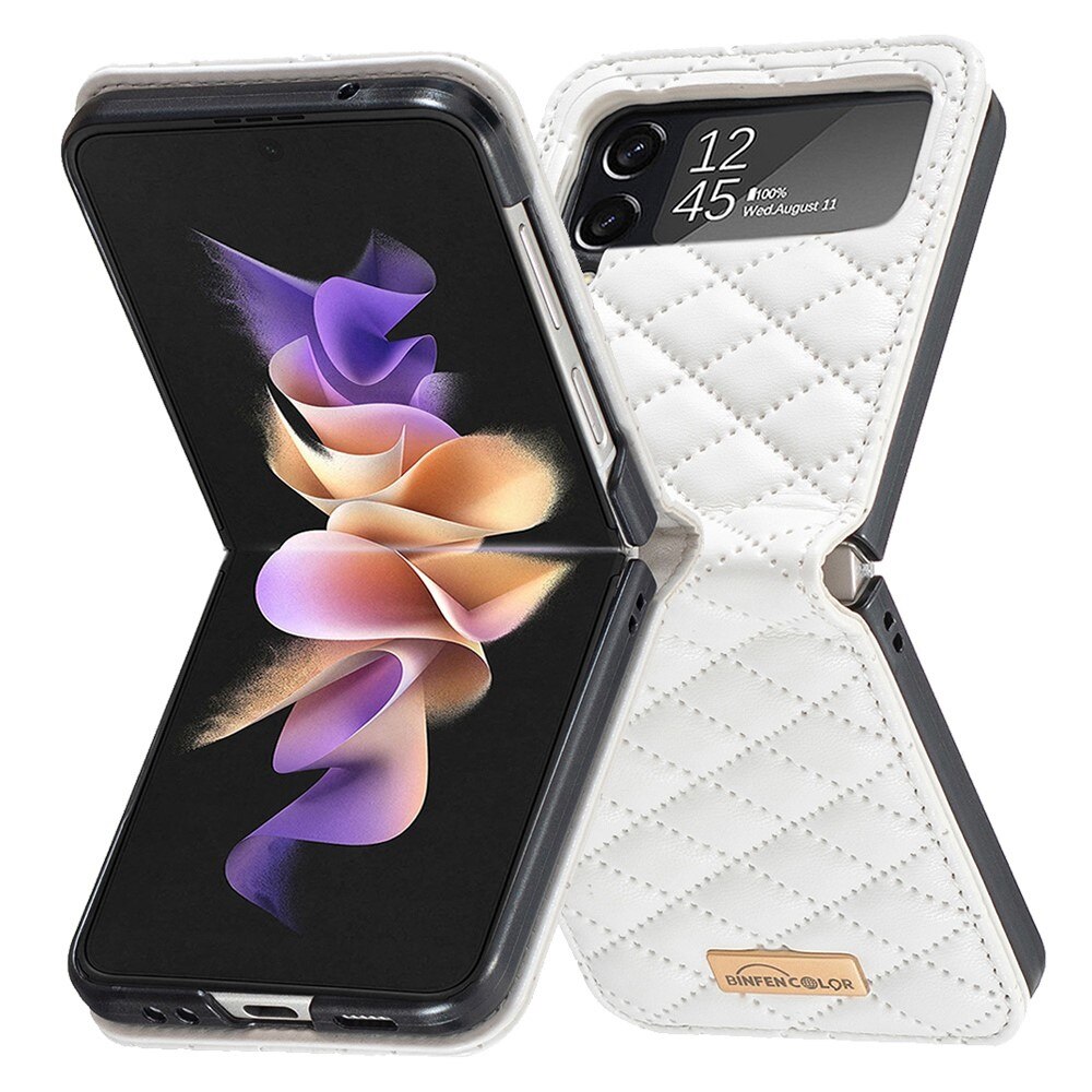 Funda acolchado Samsung Galaxy Z Flip 4 Blanco