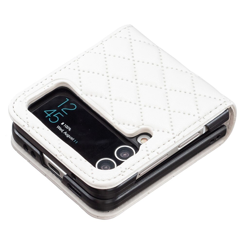 Funda acolchado Samsung Galaxy Z Flip 4 Blanco