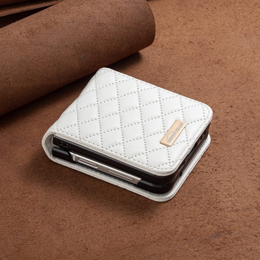 Funda acolchado Samsung Galaxy Z Flip 4 Blanco