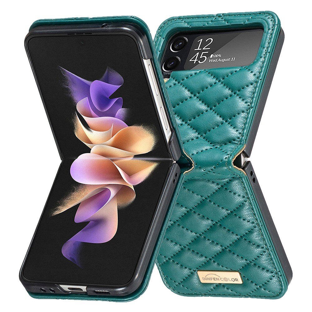 Funda acolchado Samsung Galaxy Z Flip 4 Verde