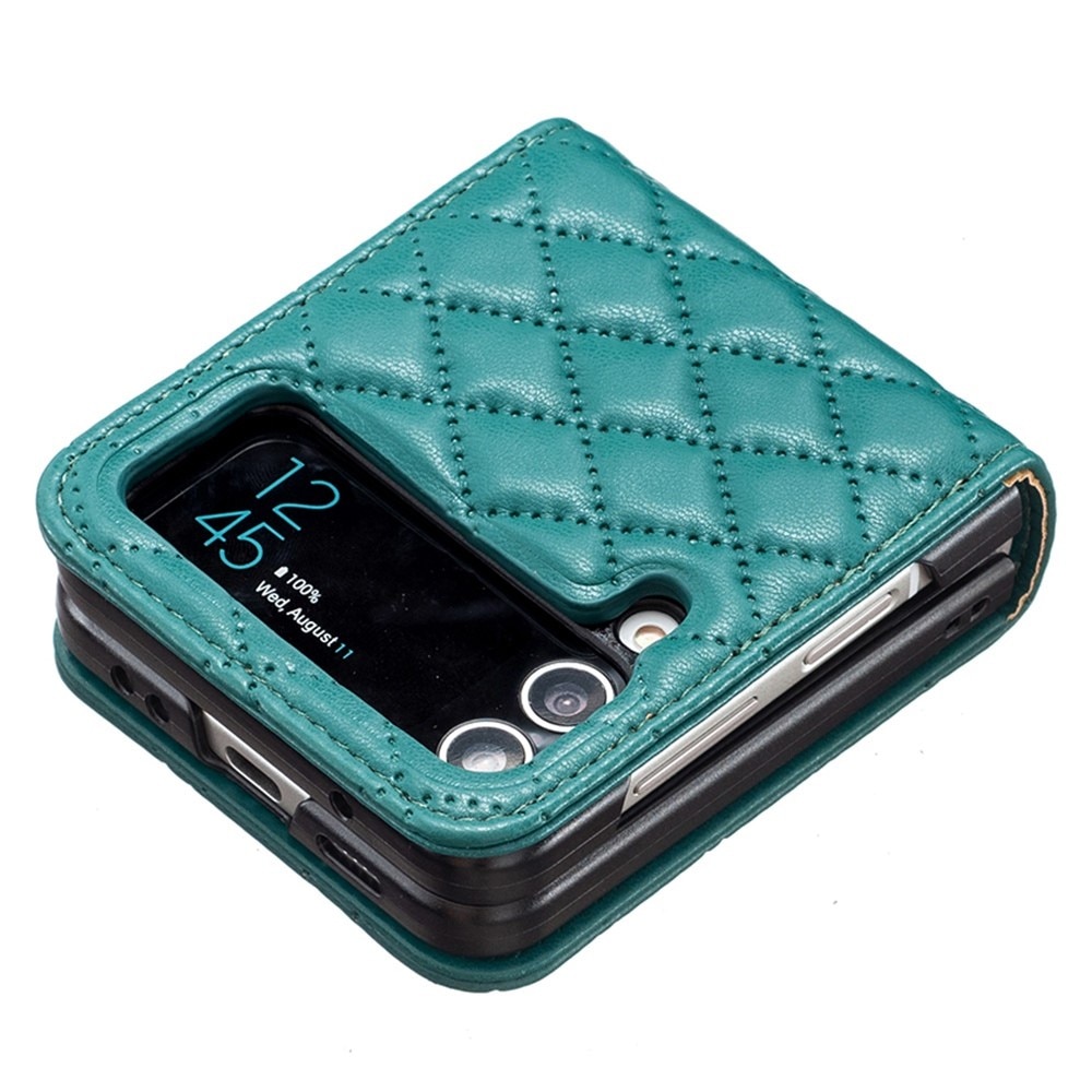 Funda acolchado Samsung Galaxy Z Flip 4 Verde