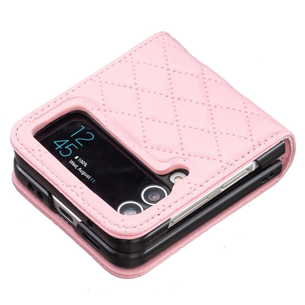 Funda acolchado Samsung Galaxy Z Flip 4 Rosado