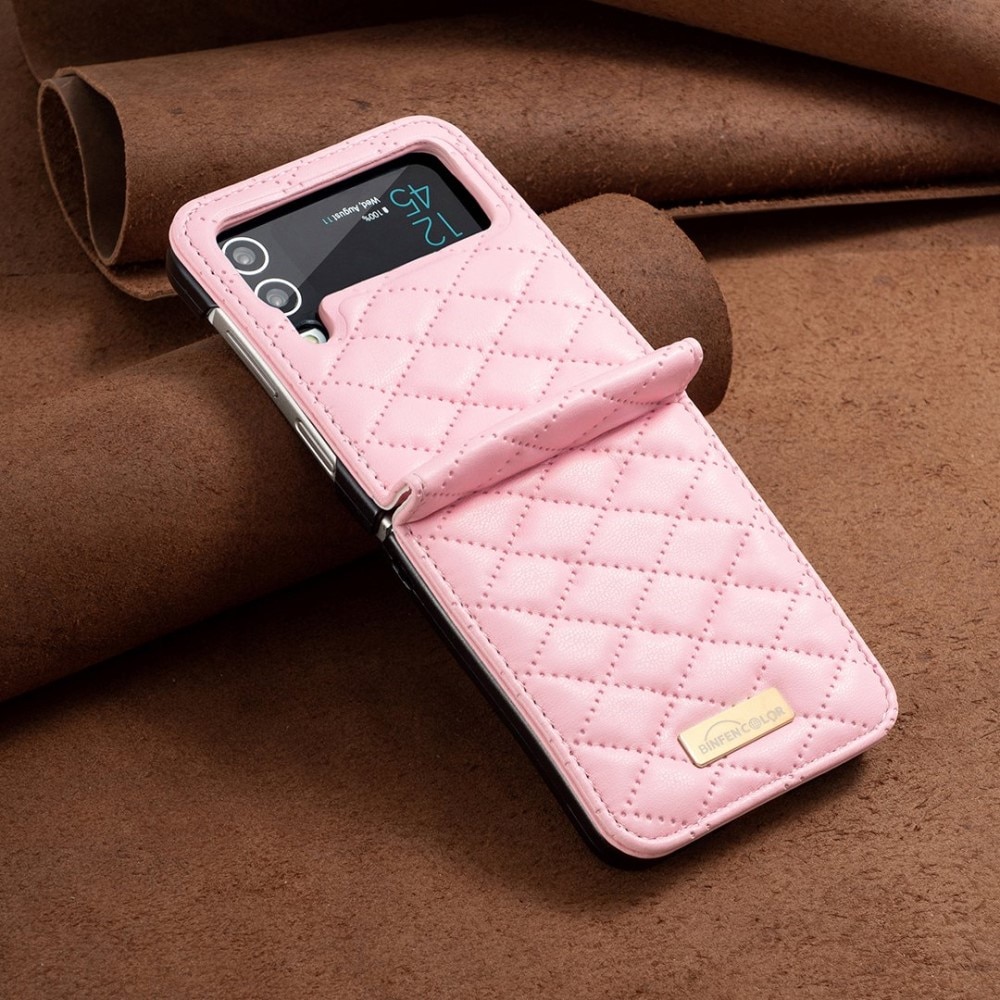 Funda acolchado Samsung Galaxy Z Flip 4 Rosado