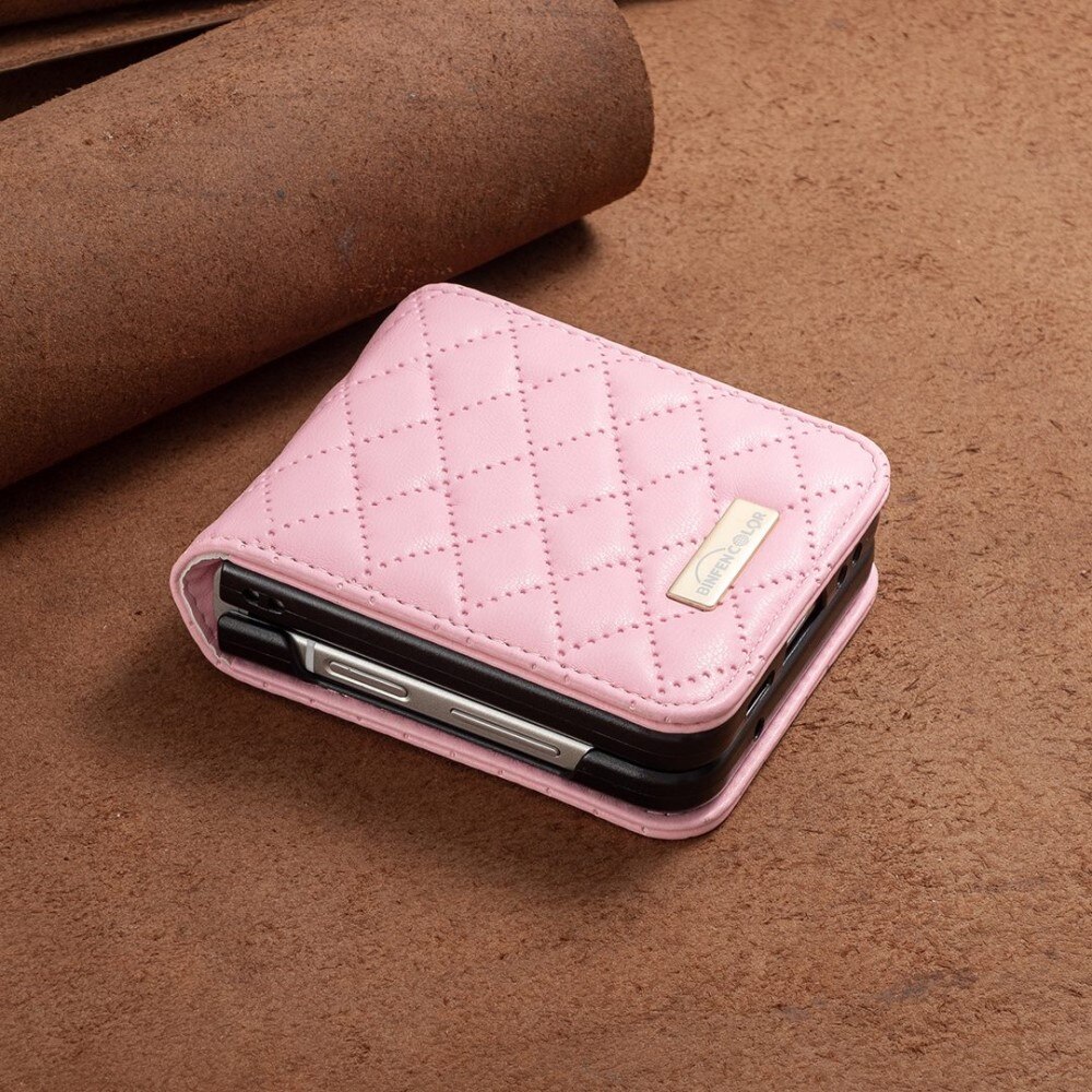 Funda acolchado Samsung Galaxy Z Flip 4 Rosado