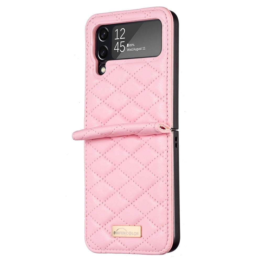 Funda acolchado Samsung Galaxy Z Flip 4 Rosado