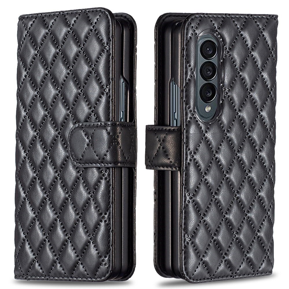 Funda acolchada con solapa Samsung Galaxy Z Fold 4 Negro