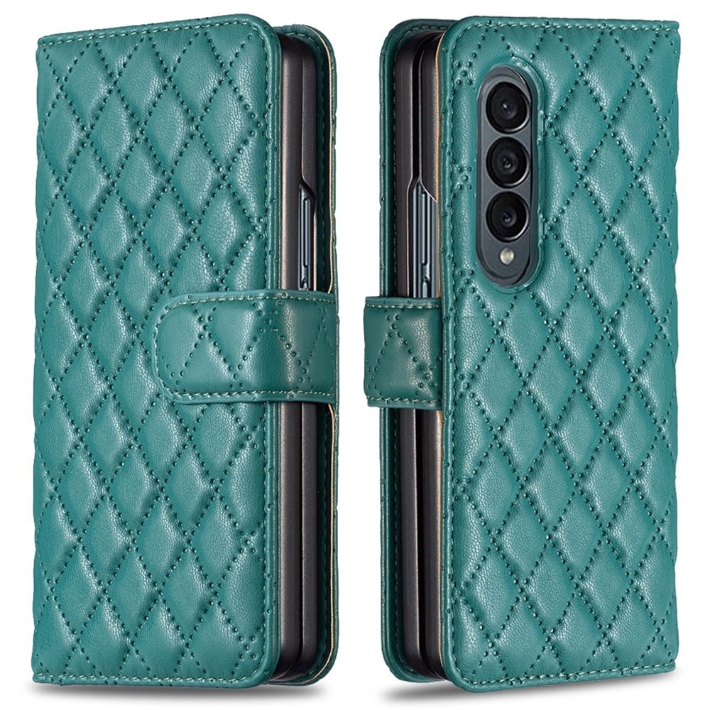 Funda acolchada con solapa Samsung Galaxy Z Fold 4 Verde