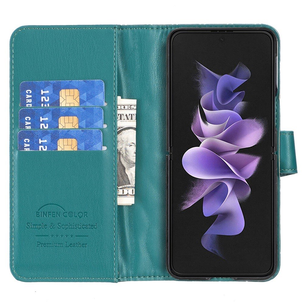 Funda acolchada con solapa Samsung Galaxy Z Fold 4 Verde