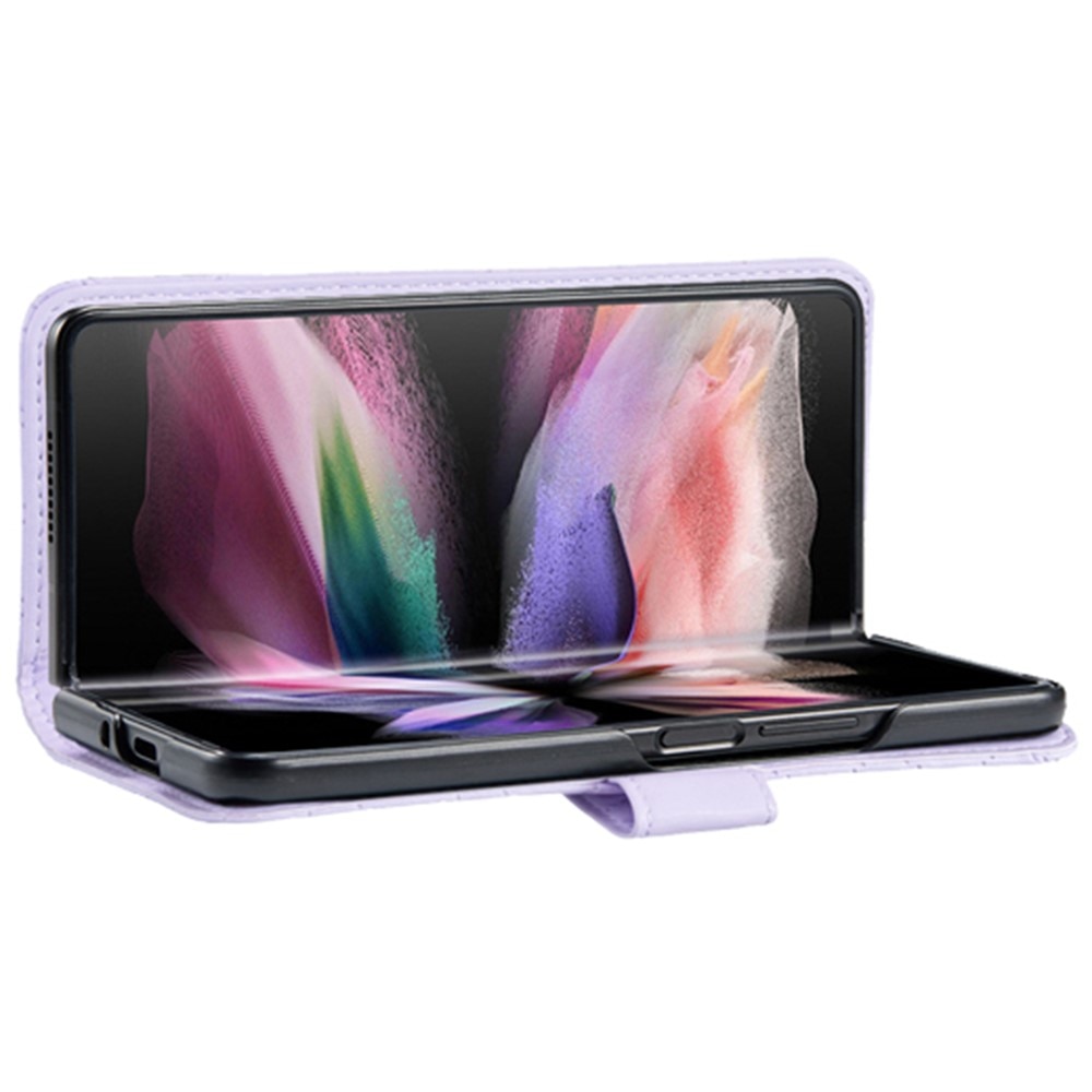 Funda acolchada con solapa Samsung Galaxy Z Fold 4 Violeta