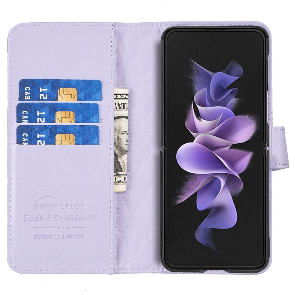 Funda acolchada con solapa Samsung Galaxy Z Fold 4 Violeta