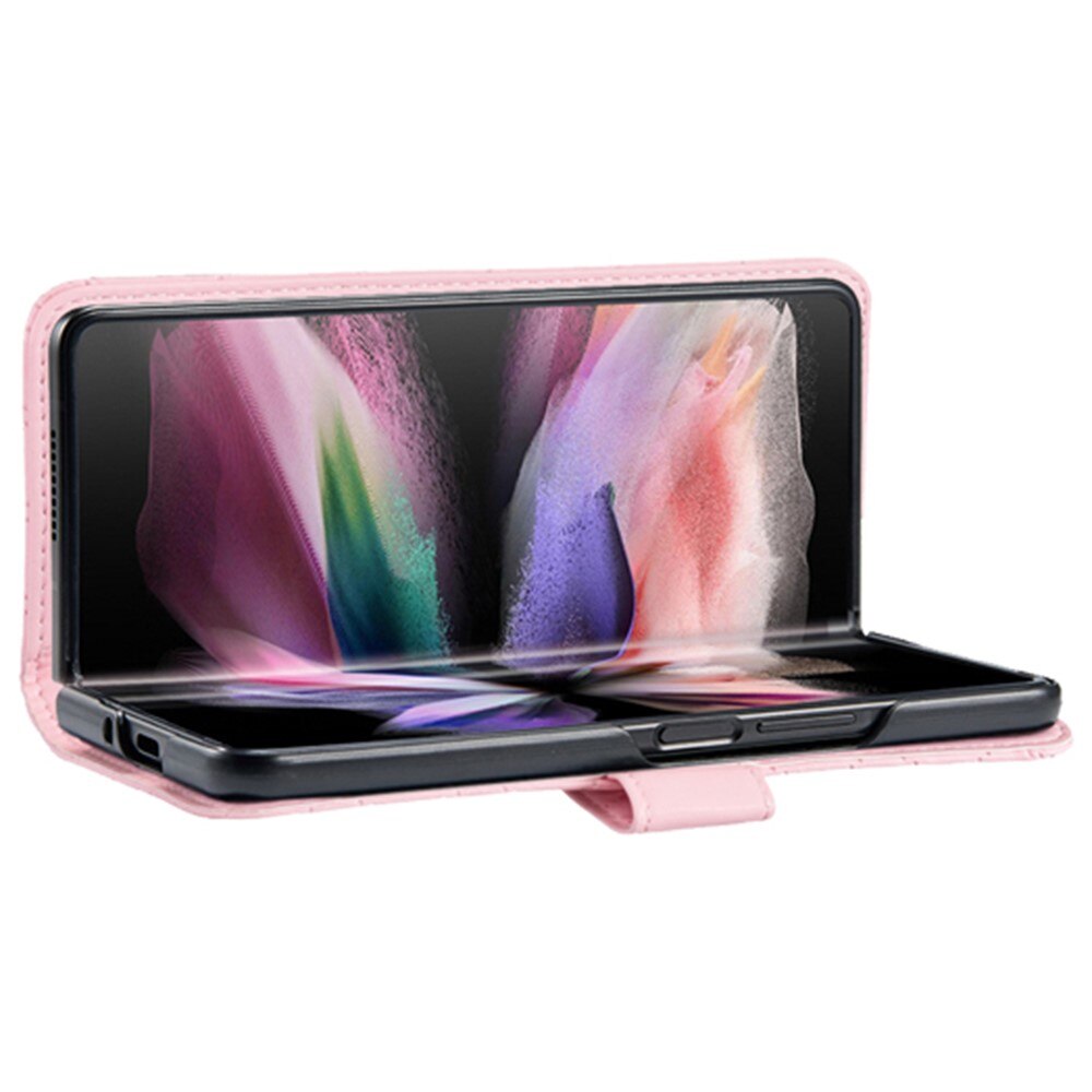 Funda acolchada con solapa Samsung Galaxy Z Fold 4 Rosado