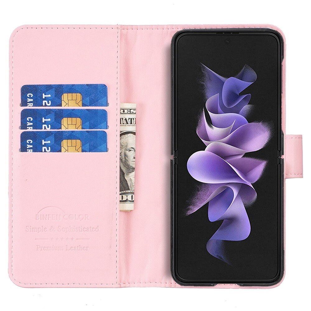 Funda acolchada con solapa Samsung Galaxy Z Fold 4 Rosado