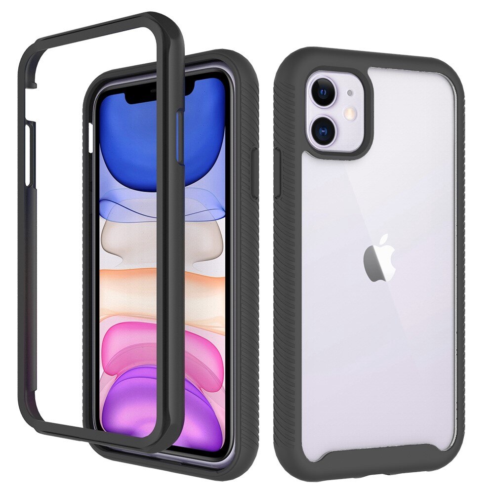 Funda con cobertura total iPhone 11 negro