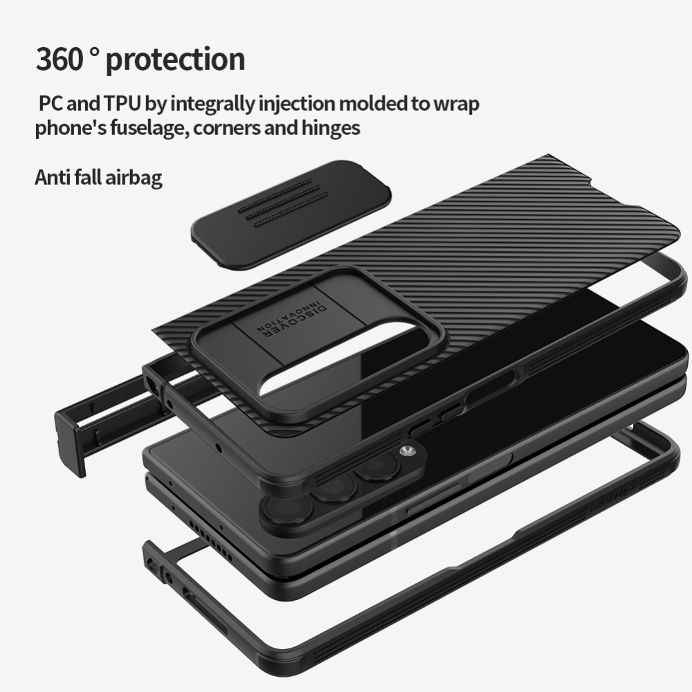 Funda CamShiled con S-Pen incorporado Samsung Galaxy Z Fold 4 Negro