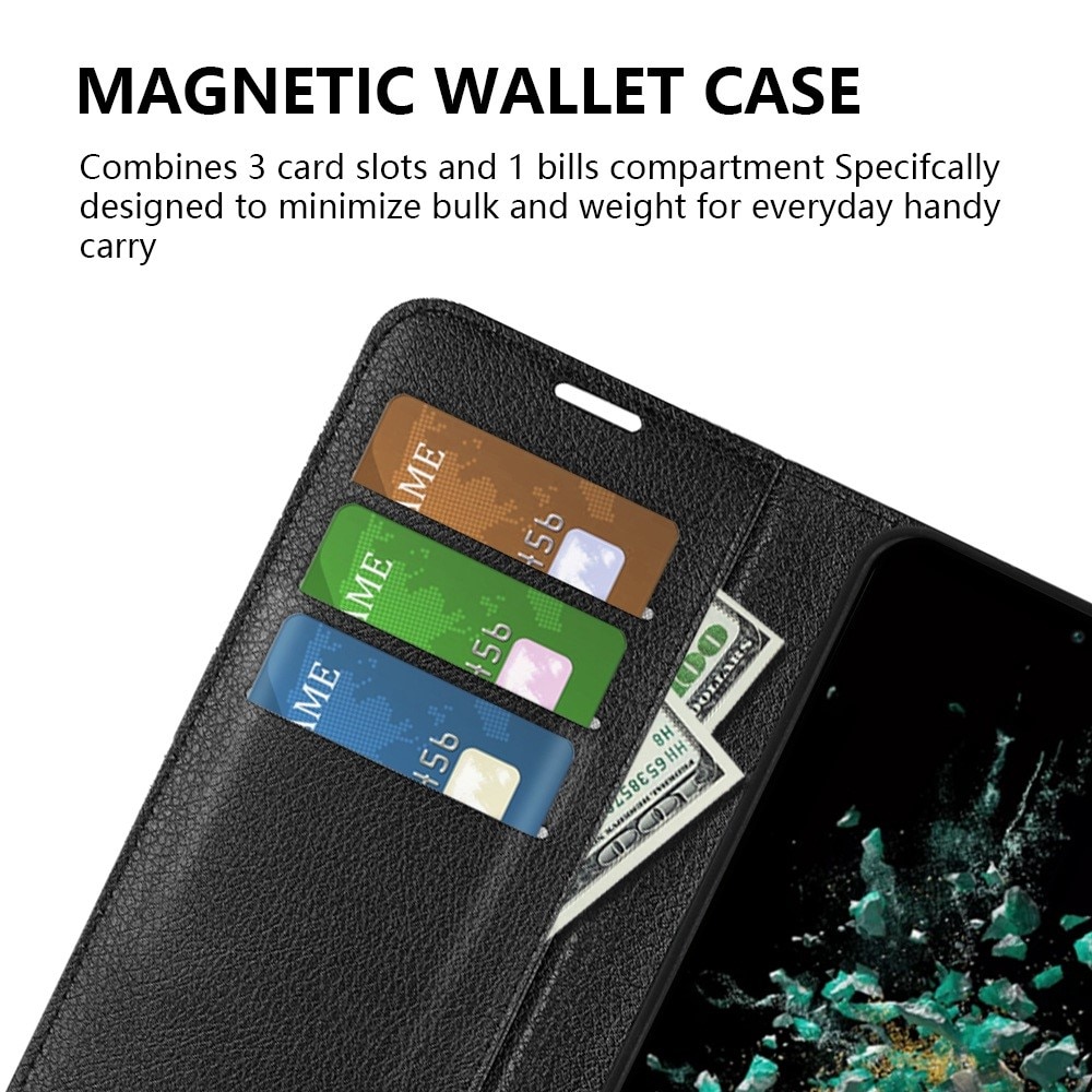 Funda cartera  OnePlus 10T Negro