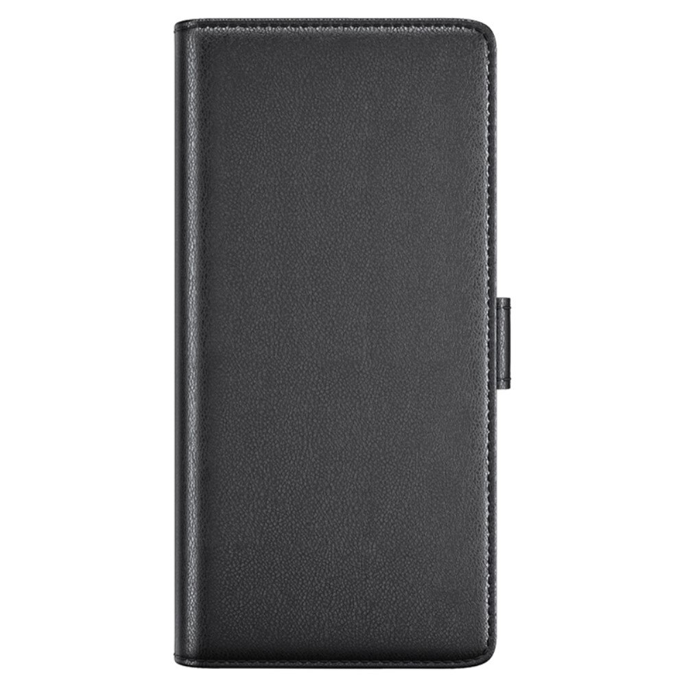 Funda de cuero genuino Motorola Edge 50 Pro, Negro