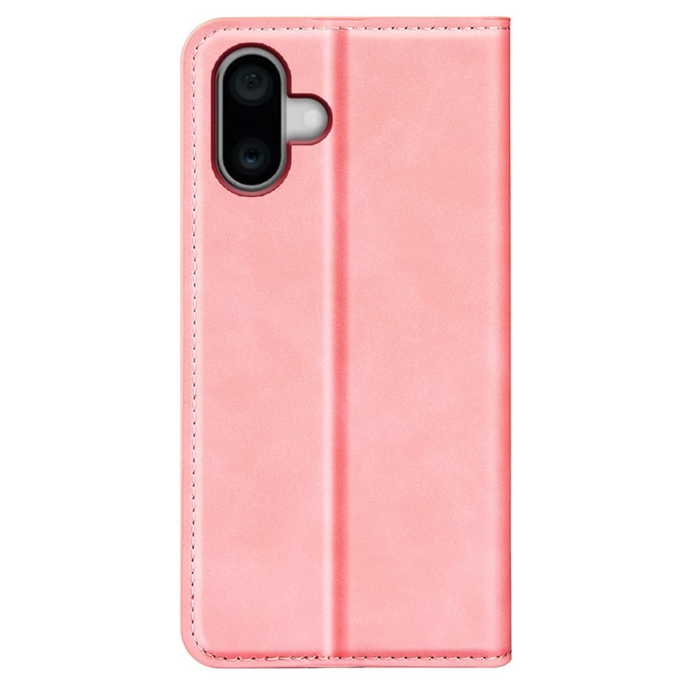 Funda delgada cartera iPhone 16 Rosa