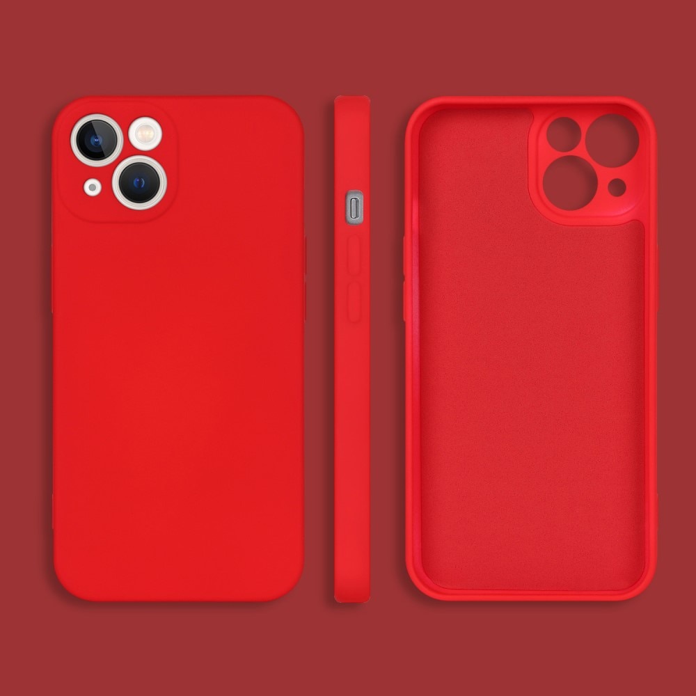 Funda TPU iPhone 14 Plus Rojo