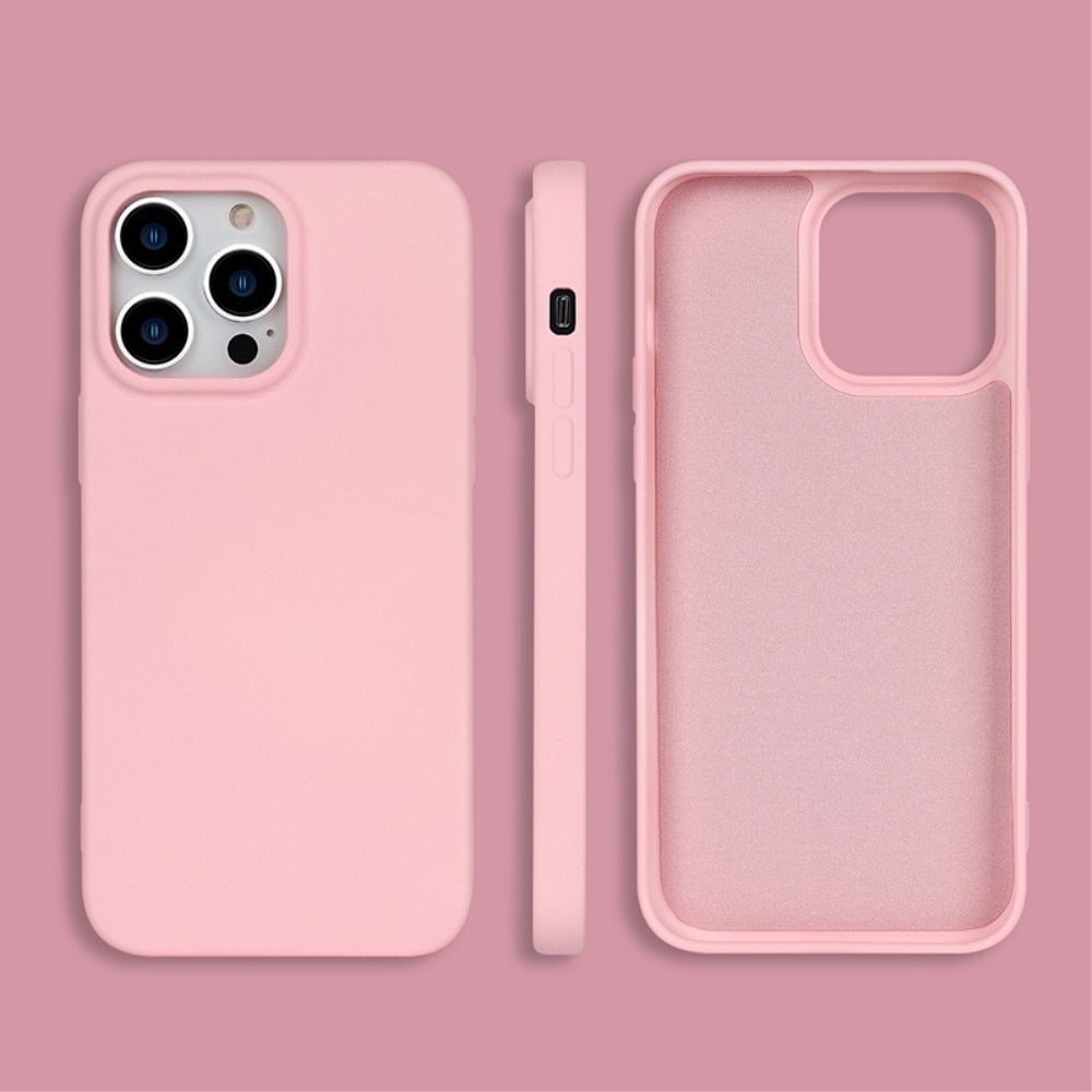 Funda TPU iPhone 14 Pro Max Rosado