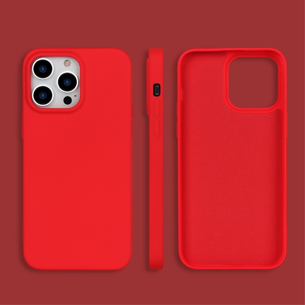 Funda TPU iPhone 14 Pro Max Rojo