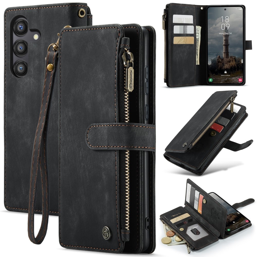Cartera Zipper Samsung Galaxy A55 Negro