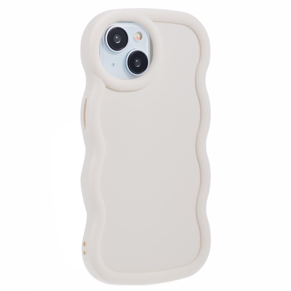 Funda TPU Wavy Edge iPhone 13 Blance
