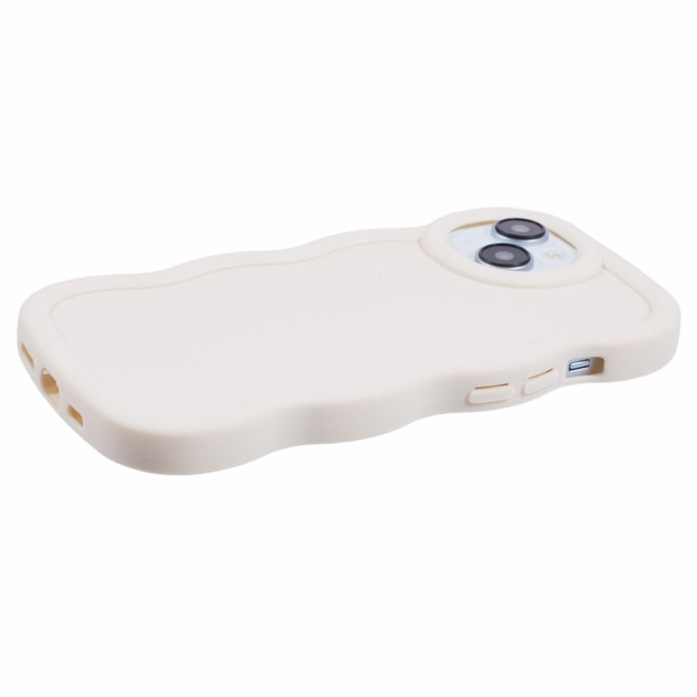 Funda TPU Wavy Edge iPhone 13 Blance