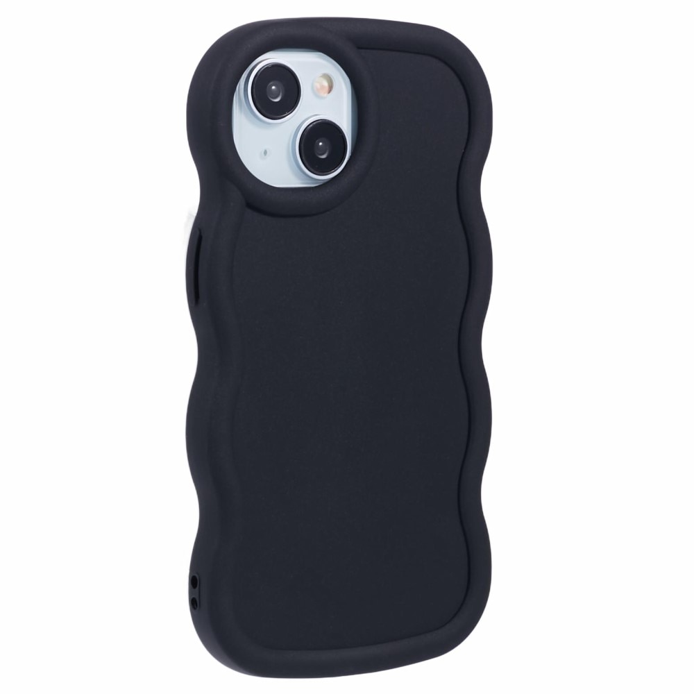 Funda TPU Wavy Edge iPhone 13 Negro