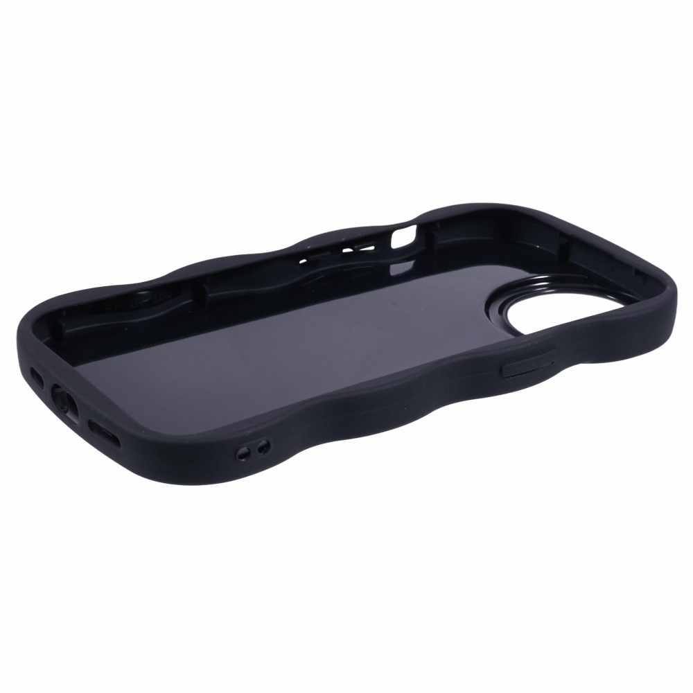 Funda TPU Wavy Edge iPhone 13 Negro