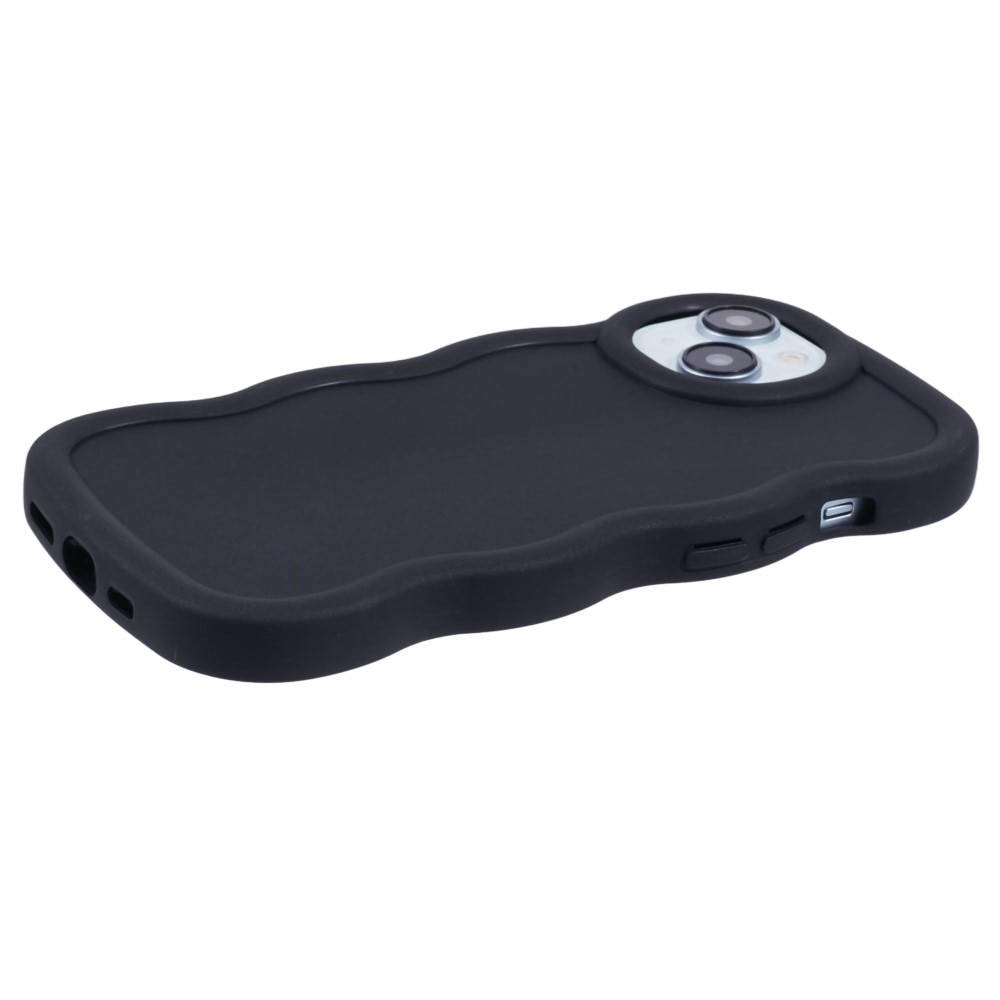 Funda TPU Wavy Edge iPhone 13 Negro