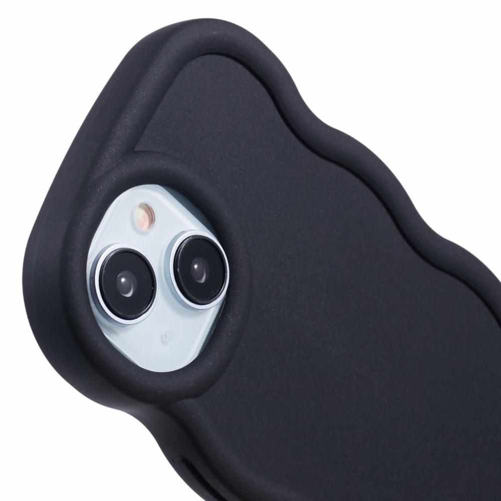 Funda TPU Wavy Edge iPhone 13 Negro