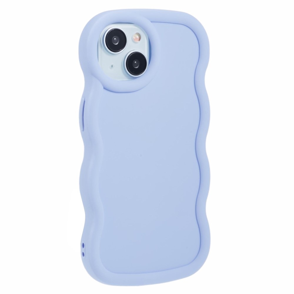 Funda TPU Wavy Edge iPhone 13 Púrpura