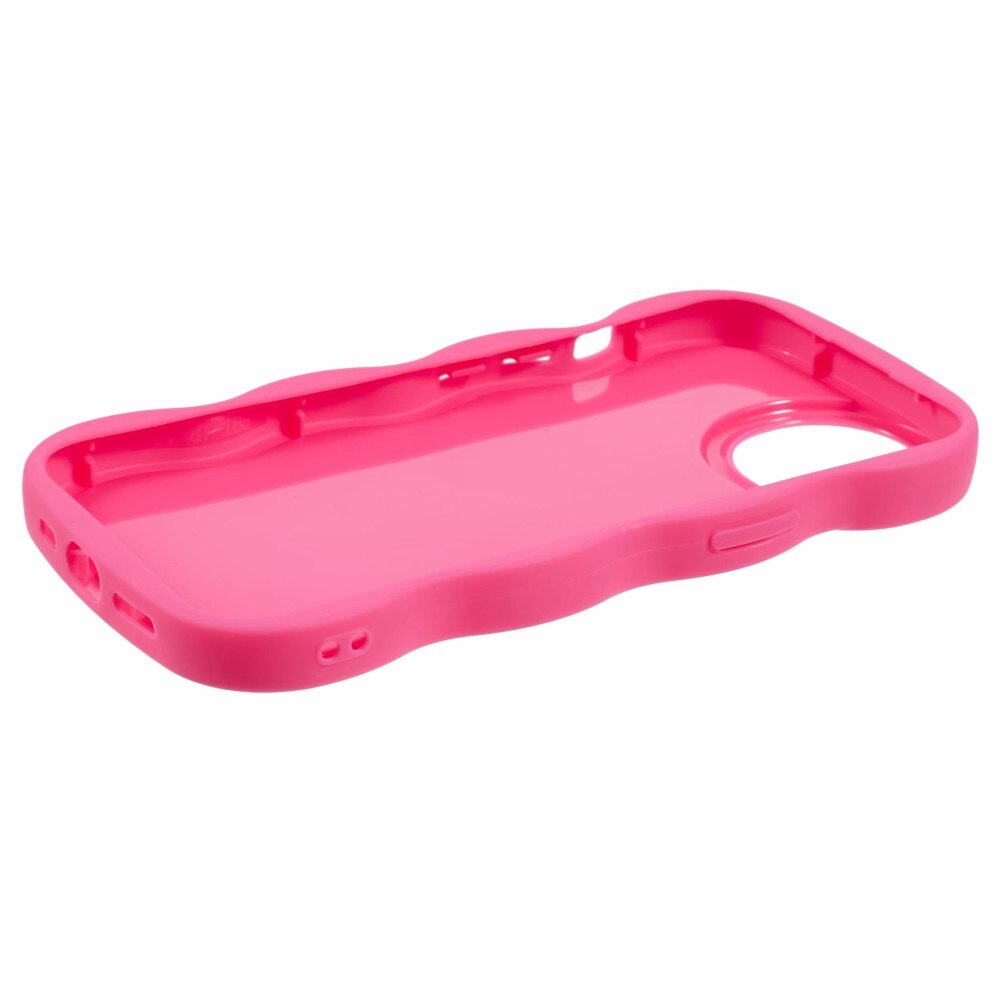 Funda TPU Wavy Edge iPhone 13 Rosa
