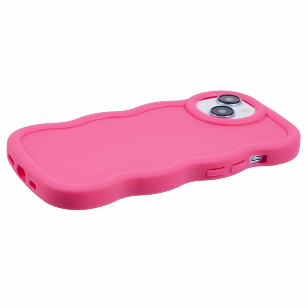 Funda TPU Wavy Edge iPhone 13 Rosa