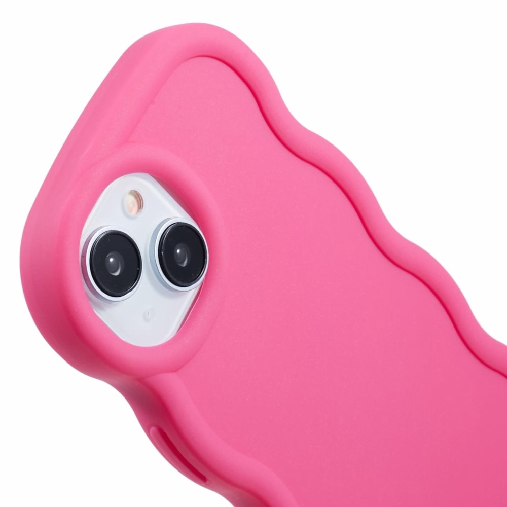 Funda TPU Wavy Edge iPhone 13 Rosa