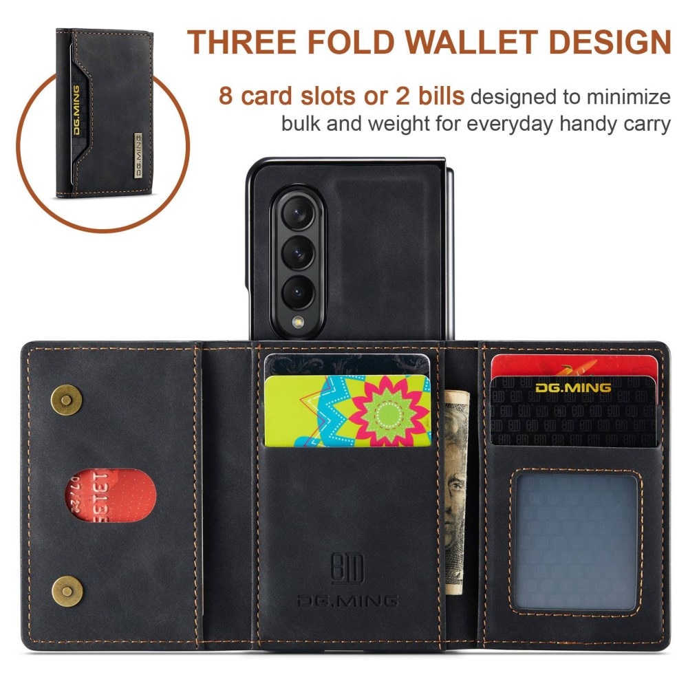 Funda Magnetic Card Slot Samsung Galaxy Z Fold 3 Black