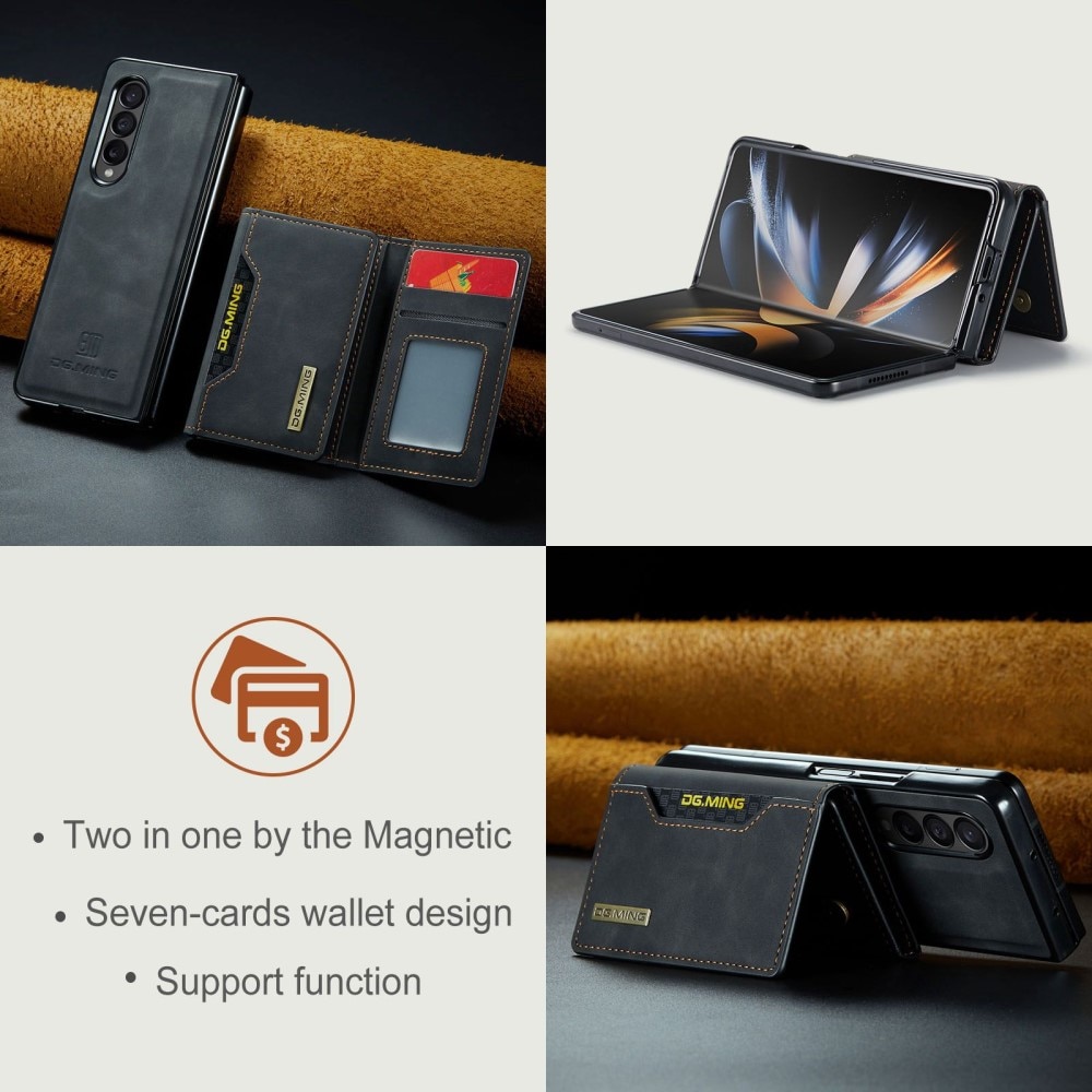 Funda Magnetic Card Slot Samsung Galaxy Z Fold 4 Black