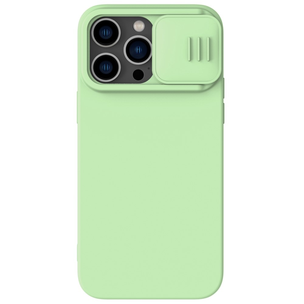 Funda Soft CamShield iPhone 14 Pro verde claro