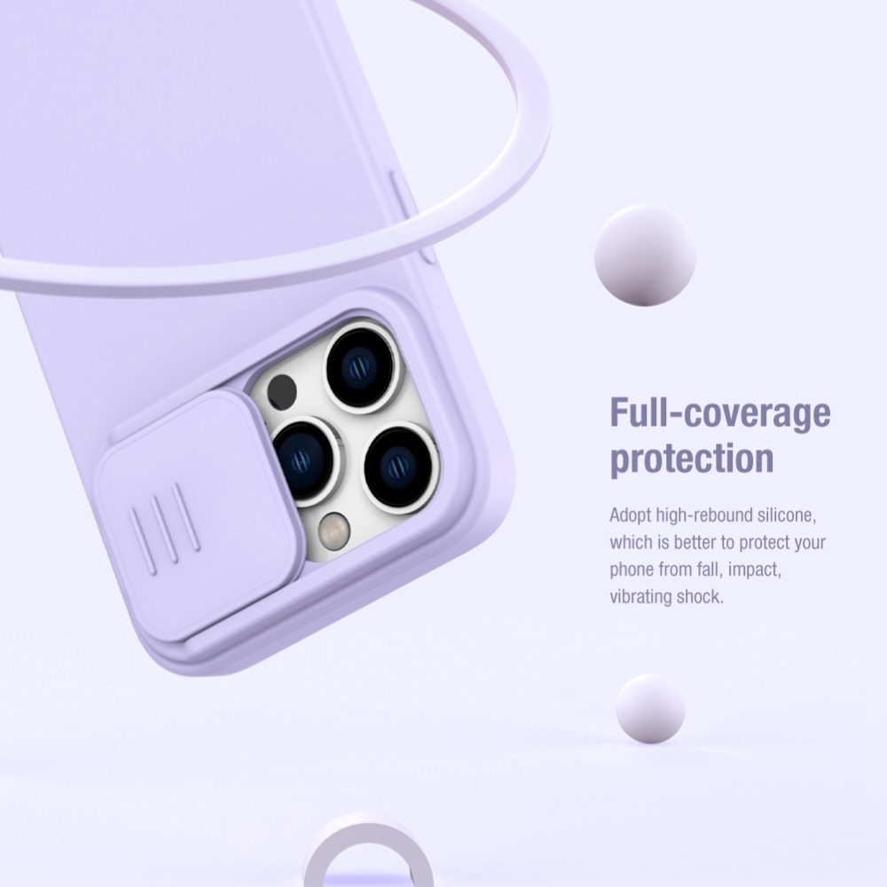 Funda Soft CamShield iPhone 14 Pro violeta