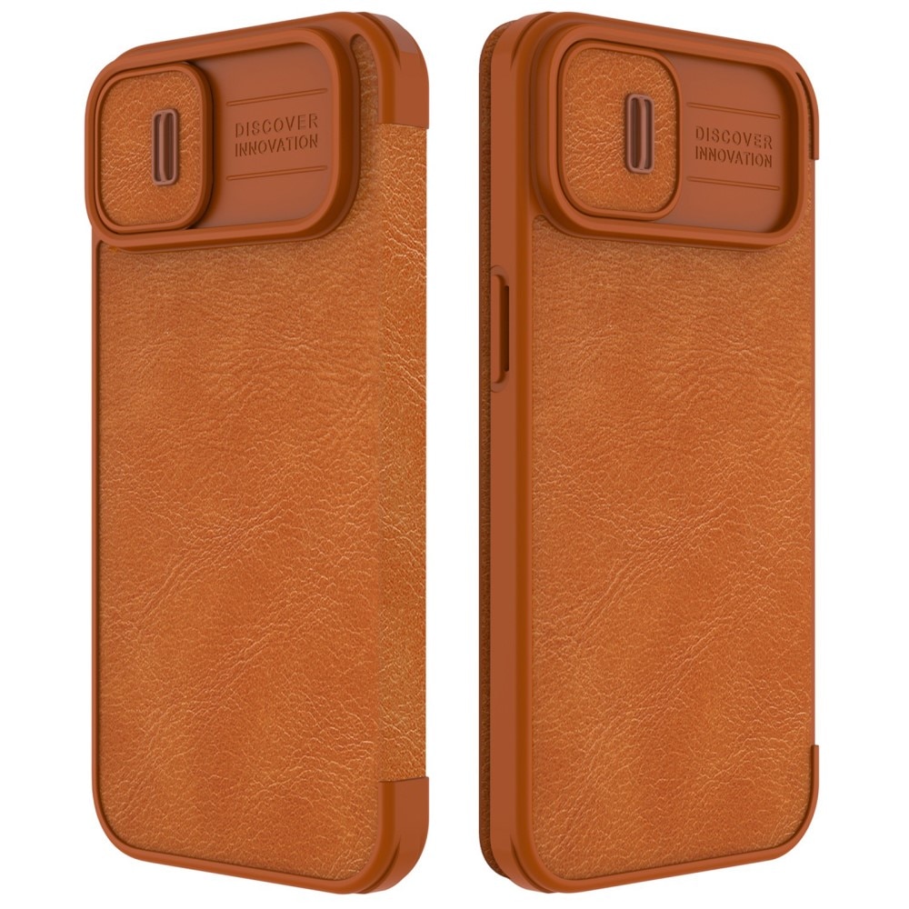 Funda Qin Pro CamShield iPhone 14 Brown