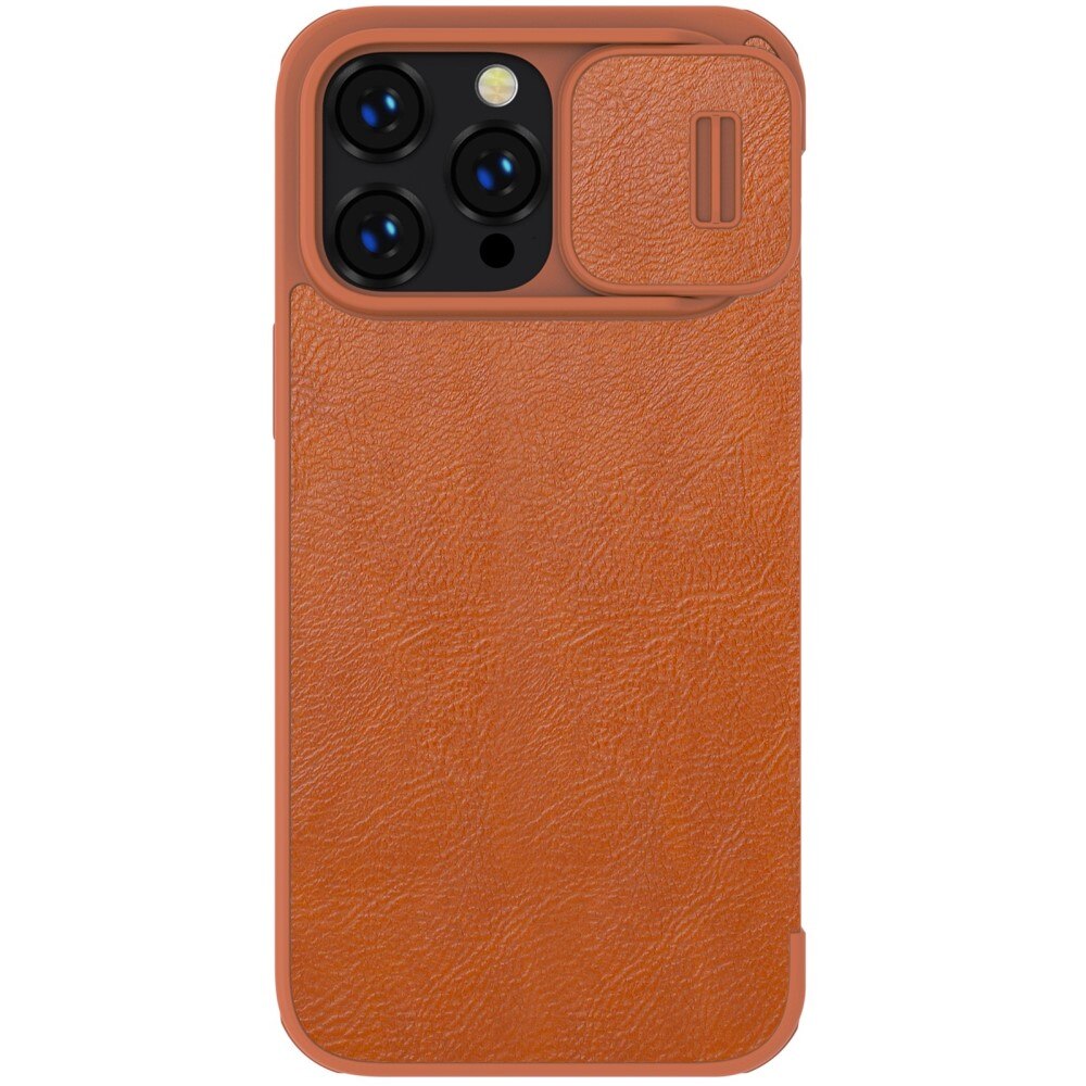 Funda Qin Pro CamShield iPhone 14 Pro Brown