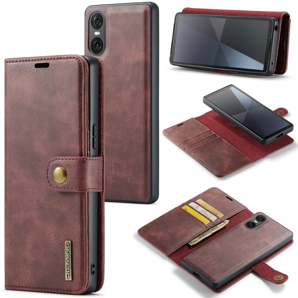 Cartera Magnet Wallet Sony Xperia 10 VI Red