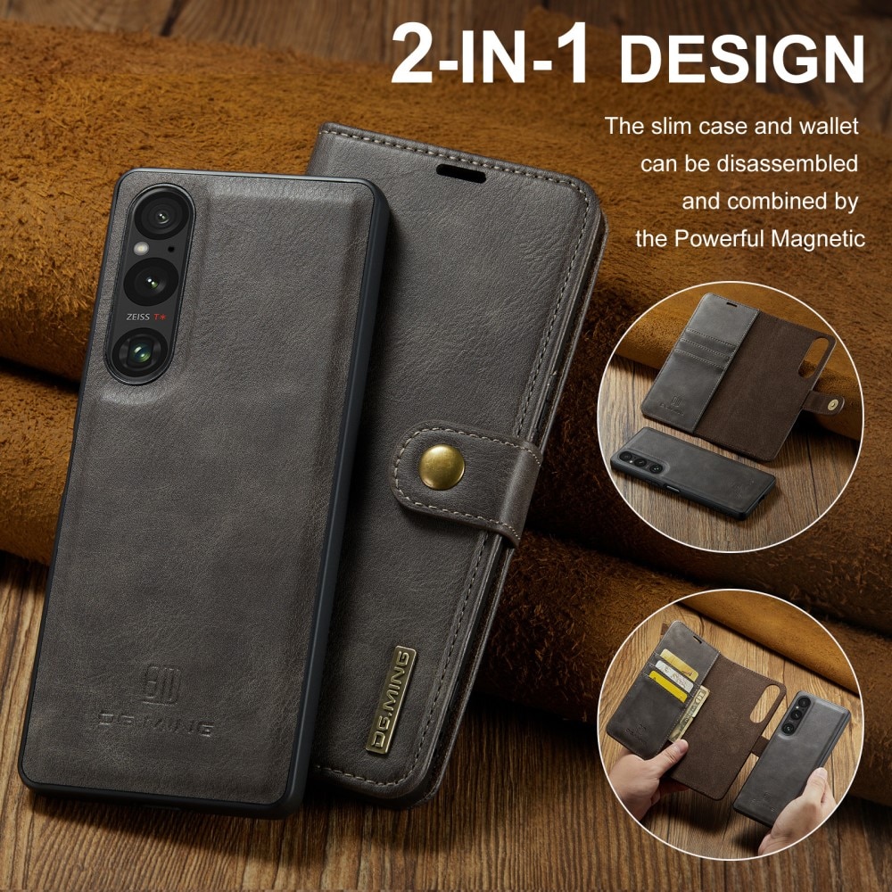 Cartera Magnet Wallet Sony Xperia 1 VI Brown