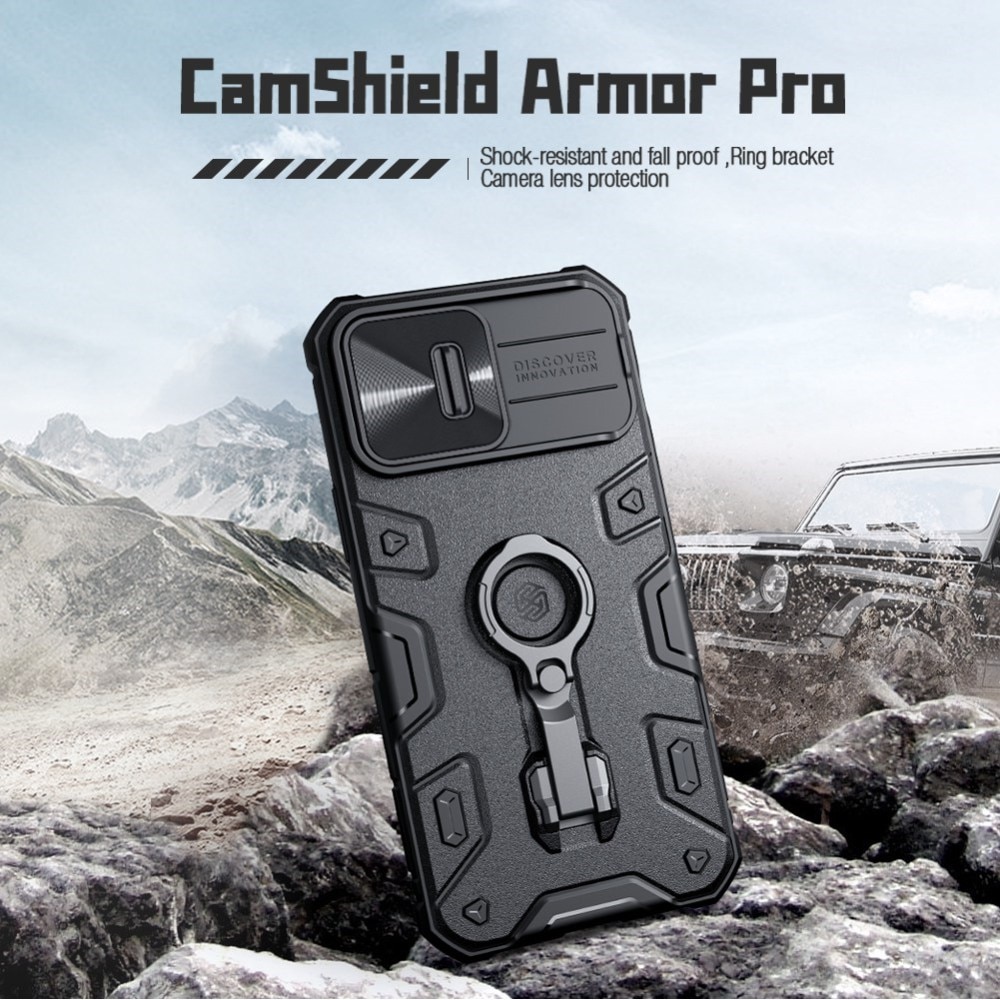 Funda CamShield Armor iPhone 14 Pro Negro