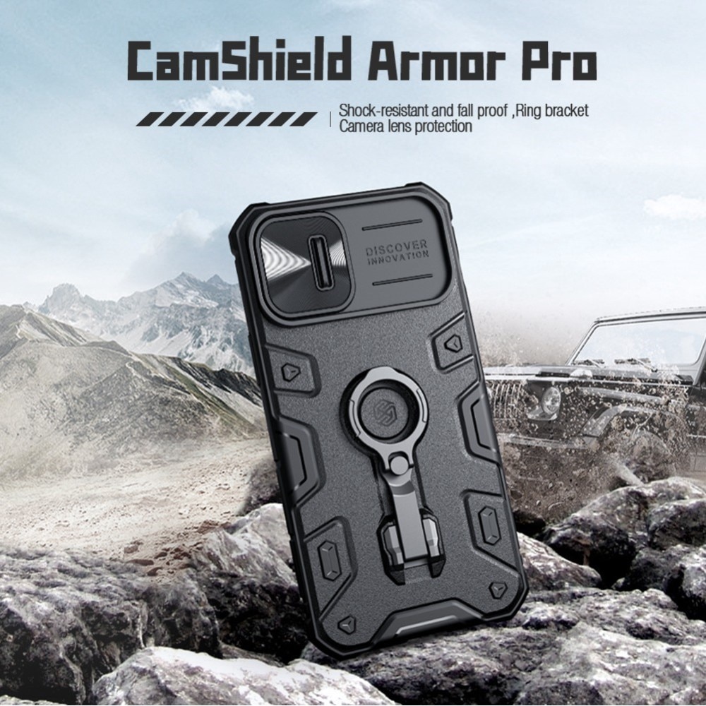 Funda CamShield Armor iPhone 14 Plus Negro